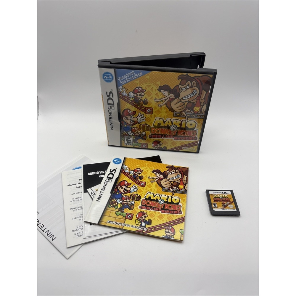 Mario vs. Donkey Kong: Mini-Land Mayhem (Nintendo DS, 2011) CIB